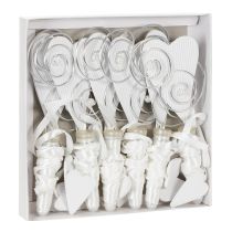 kohteita Penkkiripustin putkella ja sydämellä, 18 cm, 6 kpl