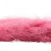 kohteita Käsityömateriaalia, sisalin ruohoa, luonnonmateriaalia pinkki 300g