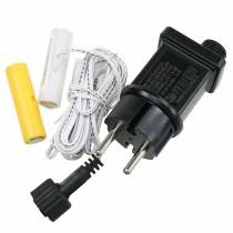 kohteita Akkusovitin 3V 2 x AA 3m valkoinen