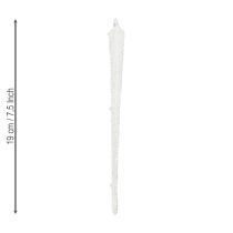 kohteita Joulukuusenkoristeet, jääpuikot, lasikoristeet ripustettavaksi, 19 cm, 3 kpl