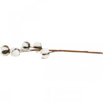 kohteita Puuvillan oksakoriste Aito puuvilla koristeoksa 5 päätä 50cm