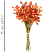 kohteita Oranssinvärisiä marjoja, 20 cm pitkä nippu