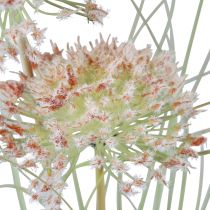 Tekokukka pallo kukka allium koriste sipuli keinotekoinen punainen vihreä 90cm