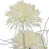 kohteita Tekokukat pallo kukka allium koriste sipuli tekovalkoinen 90cm