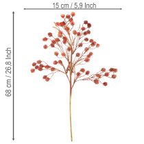 kohteita Keinotekoinen marjanoksa, elävän näköinen syyskoriste, 68cm