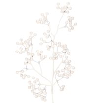 kohteita Keinotekoinen valkoinen marjanoksa, koriste-/askartelutarvikkeet, 52cm
