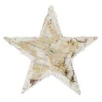 kohteita Koivun tähdet luonnonlumiset 6,5cm 30 kpl