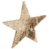 kohteita Koivun tähdet riipputähteille tuohi luonnollinen 15cm 6 kpl