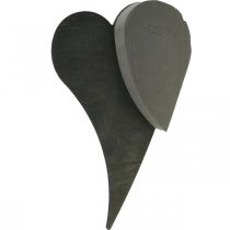 OASIS® Black Bioline® Floral Foam Heart Black K34cm 2kpl