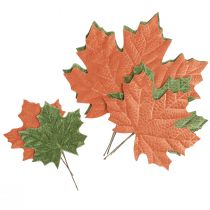 kohteita Syksyiset vaahteranlehtiset koristetulpat eloisissa oranssin ja vihreän sävyissä 16-33cm 6 kpl