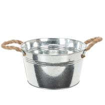 kohteita Kiiltävä metallikulho köysikahvoilla, Ø22cm