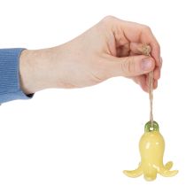 kohteita Keraamiset kukkariipukset, iloinen muotoilu, kukkakuvio, kevätkoriste, 9 cm, 6 kpl