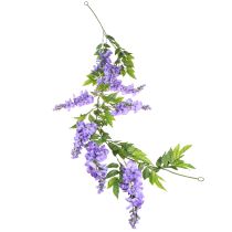 kohteita Kukkaseppele keinotekoinen seppele wisteria purppuranvihreä 155cm
