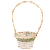 kohteita Kukkakorin kahva Luonnonvihreä Harmaa Valkoinen Ø18-26cm 3 kpl setti