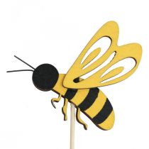 Kukkatulppa mehiläinen dekotulppa puinen mehiläiskoristelu 7cm 12kpl