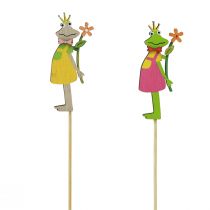 kohteita Kukkatulppa sammakkokuningas koristetulppa puu 8cm 12 kpl