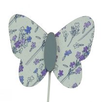 kohteita Kukkatulppa perhonen kukka koristetulppa puu 7cm 12 kpl