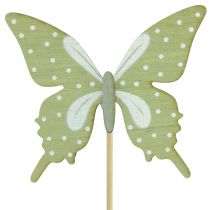 kohteita Kukkatulppa perhospuuta höyhenellä 8x7cm 12 kpl