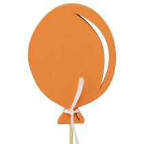 kohteita Kukkatulppa kimpun koristelu kakkupäällinen ilmapallo oranssi 28cm 8kpl
