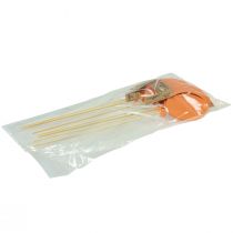 kohteita Kukkatulppa kimpun koristelu kakkupäällinen ilmapallo oranssi 28cm 8 kpl