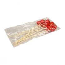 kohteita Kukkatulppa Joulupaketin koristelu punainen 2,5cm 15 kpl