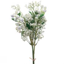 kohteita Keinotekoinen kukkakimppu silkkikukkia marjanoksa valkoinen 48cm