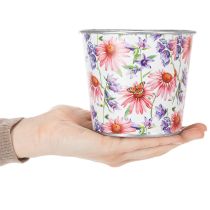kohteita Kukkaruukku, kevätkoriste, istutusastia, metallia, Ø12cm, K10.5cm