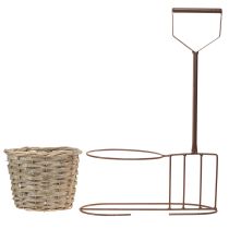 kohteita Kukkaruukku puutarhatyökalu koristeellinen ruskea Ø17,5cm K30cm