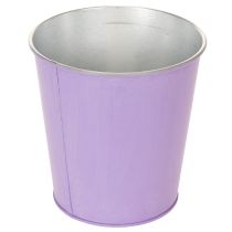 kohteita Pyöreä pastellinvärinen kukkaruukku huonekasveille kukka-aiheella, 12 cm, 3 kpl