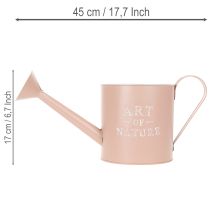 kohteita Vintage-koristeellinen kukkaruukku/kastelukannu, antiikkiruusu sinkkiä, Ø16,5cm, korkeus 17cm