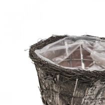 kohteita Kukkaruukku ruukku pyöreä koivun tuohon viiniköynnöksiä Ø28cm K15cm