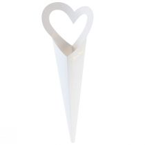 kohteita Kukkapussi ruusuja lahjapakkaus valkoinen 46cm 12 kpl