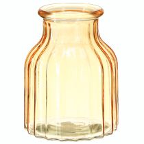 kohteita Kukkamaljakko lasi oranssi retro design Ø11cm K14.5cm 2kpl