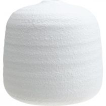 kohteita Kukkamaljakko, keraaminen maljakko, koristemaljakko valkoinen Ø19cm K18cm