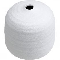 kohteita Kukkamaljakko, keraaminen maljakko, koristemaljakko valkoinen Ø19cm K18cm