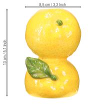 kohteita Kukkamaljakko sitruuna keraaminen maljakkokoristelu Välimerellinen H13cm