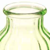 kohteita Kukkamaljakot vihreä lasikoriste retro Ø11cm K14,5cm 2kpl