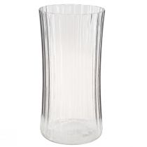kohteita Kukkamaljakot lasista maljakko retro kirkas Ø12cm K24cm 2kpl