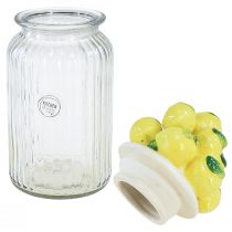 kohteita Bonbonniere lasikeraaminen sitruunakesä Ø11cm K27cm