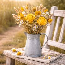 kohteita Kuivakukkakimppu ruusuilla, valmistettu solapuusta. Elegantti kimppu luonnonmukaiseen kodin sisustukseen. 50 cm