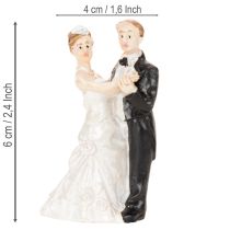 kohteita Morsian ja sulhanen 6 cm 2 kpl
