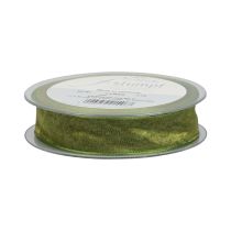 kohteita Sifonki nauha organza nauha koristeellinen nauha organza vihreä 15mm 20m