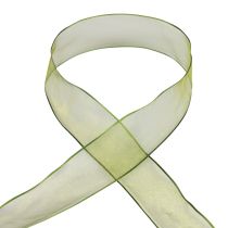 kohteita Sifonki nauha organza nauha koristenauha organza vihreä 40mm 20m
