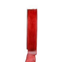 Sifonki nauha organza nauha koristeellinen nauha organza punainen 15mm 20m