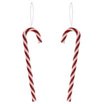 Joulukuusikoriste karkkiruoko 18cm 12kpl