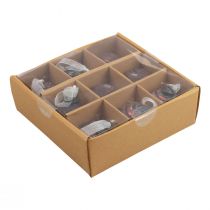 kohteita Joulukuusikoristeet vintage Joulukoristeet lasi Ø5cm 9kpl