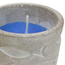 Citronella kynttilä ruukussa tuoksukynttilä sitruuna Ø7,5cm K6,5cm