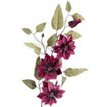 kohteita Tekoälematis 3 kukkaa tekokukat Bordeaux 81cm 2 kpl