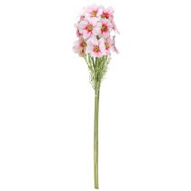 kohteita Keinotekoiset kosmoskukat, vaaleanpunaiset, 77 cm, koristekukat, tekokasvit, silkkikukat, 3 kpl:n setti