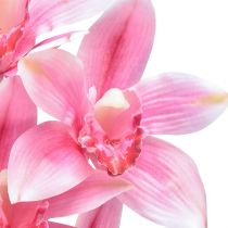 kohteita Cymbidium orkidea keinotekoinen 5 kukkaa vaaleanpunainen 65cm